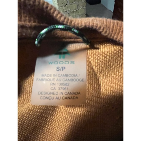 Woods Outdoor Brown Crewneck Sweater - Picture 2 of 6